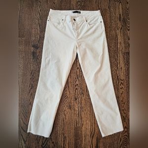 Kut from the Kloth Cream Straight Leg Jeans